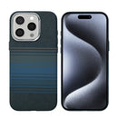 Rixus Alpine Ultra-Slim Case With MagSafe Compatible RXA131 For Apple iPhone 15 Pro Max Stripe Blue