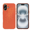 Rixus Alpine Ultra-Slim Case With MagSafe Compatible RXD021 For Apple iPhone 16 Galaxy Orange