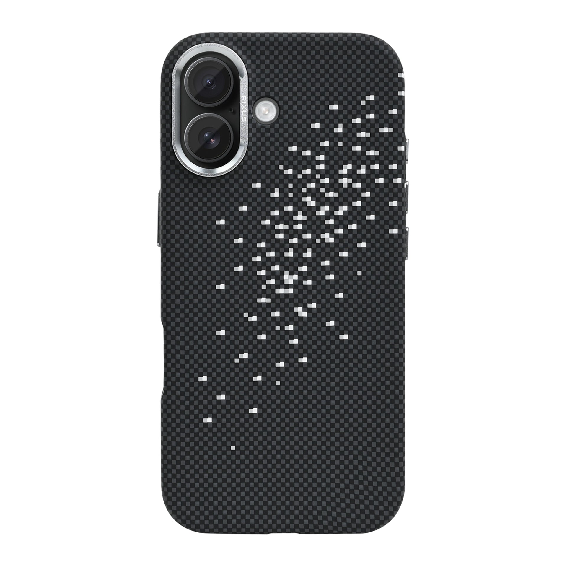 Rixus Alpine Ultra-Slim Case With MagSafe Compatible RXD022 For Apple iPhone 16 Galaxy Black
