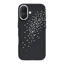 Rixus Alpine Ultra-Slim Case With MagSafe Compatible RXD022 For Apple iPhone 16 Galaxy Black