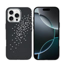 Rixus Alpine Ultra-Slim Case With MagSafe Compatible RXD022 For Apple iPhone 16 Pro Galaxy Black