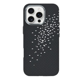 Rixus Alpine Ultra-Slim Case With MagSafe Compatible RXD022 For Apple iPhone 16 Pro Max Galaxy Black