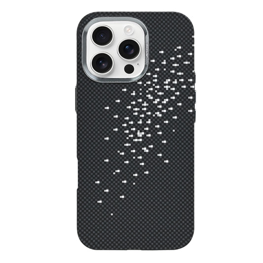 Rixus Alpine Ultra-Slim Case With MagSafe Compatible RXD022 For Apple iPhone 16 Pro Max Galaxy Black
