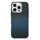 Rixus Alpine Ultra-Slim Case With MagSafe Compatible RXA131 For Apple iPhone 16 Pro Max Stripe Blue