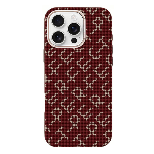 Rixus Alpine Ultra-Slim Case With MagSafe Compatible RXA093 For Apple iPhone 16 Pro Max Cherry Red