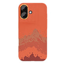 Rixus Alpine Ultra-Slim Case With MagSafe Compatible RXD081 For Apple iPhone 17 Mountain Orange