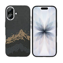 Rixus Alpine Ultra-Slim Case With MagSafe Compatible RXD082 For Apple iPhone 17 Mountain Black