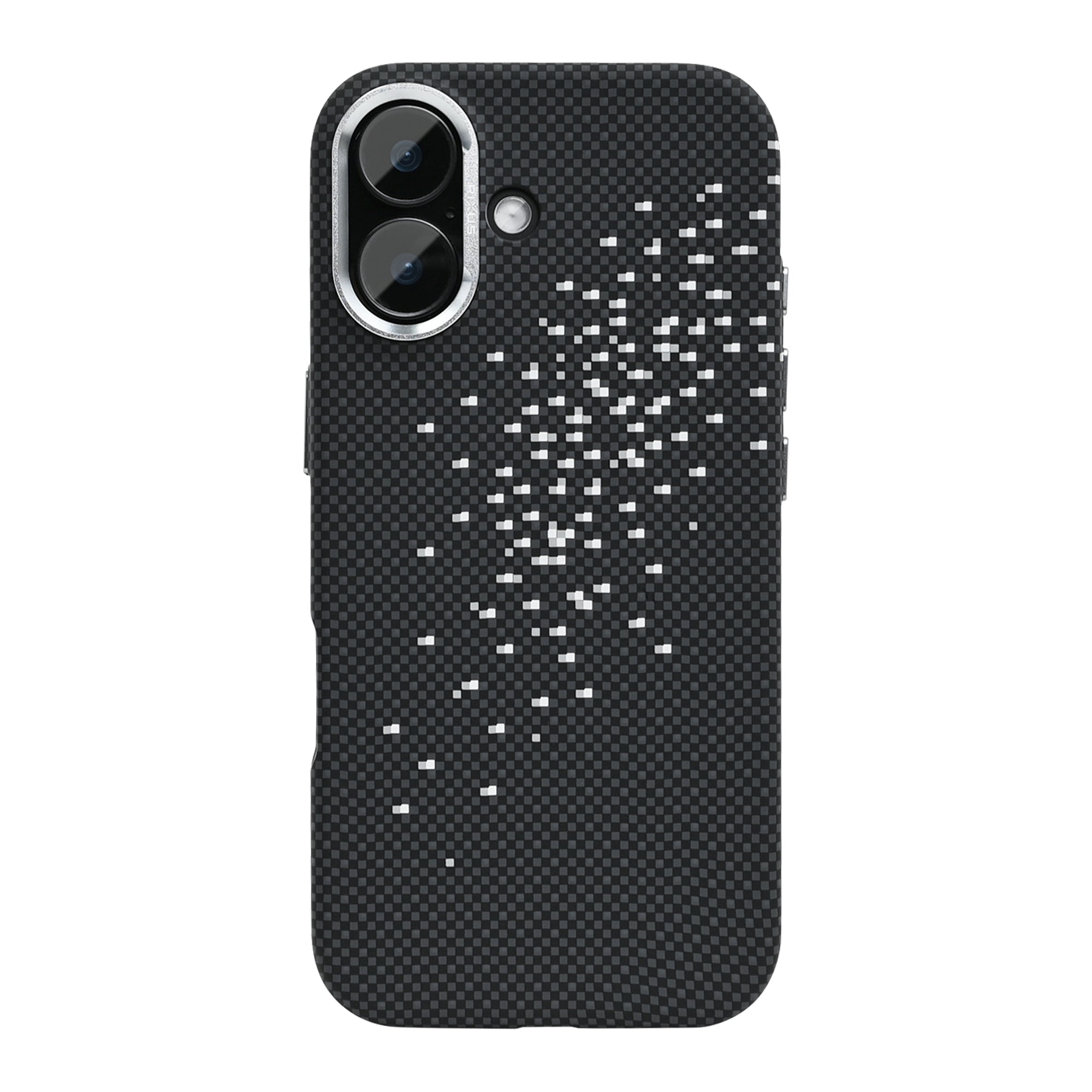 Rixus Alpine Ultra-Slim Case With MagSafe Compatible RXD022 For Apple iPhone 17 Galaxy Black