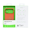 Rixus Alpine Ultra-Slim Case With MagSafe Compatible RXD081 For Apple iPhone 17 Pro Mountain Orange