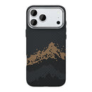 Rixus Alpine Ultra-Slim Case With MagSafe Compatible RXD082 For Apple iPhone 17 Pro Mountain Black
