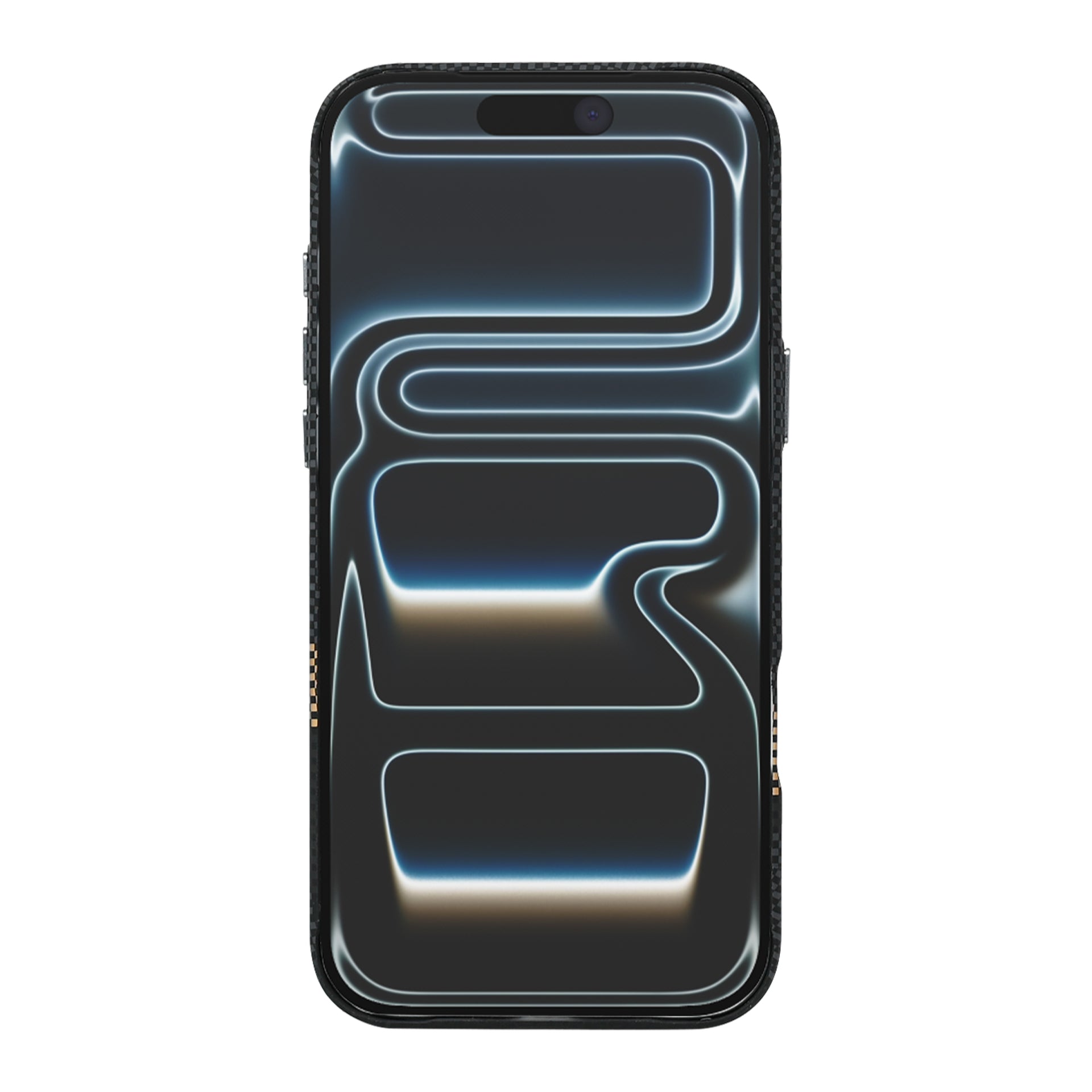 Rixus Alpine Ultra-Slim Case With MagSafe Compatible RXD082 For Apple iPhone 17 Pro Mountain Black