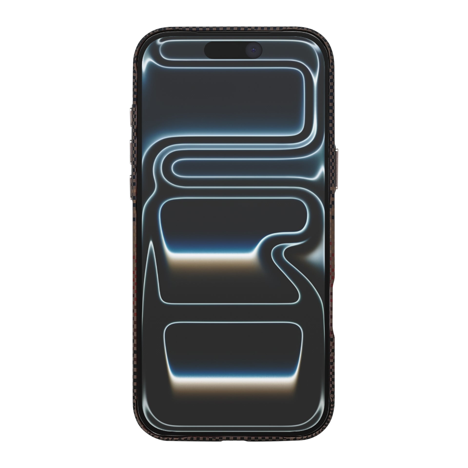 Rixus Alpine Ultra-Slim Case With MagSafe Compatible RXA130 For Apple iPhone 17 Pro Stripe Brown