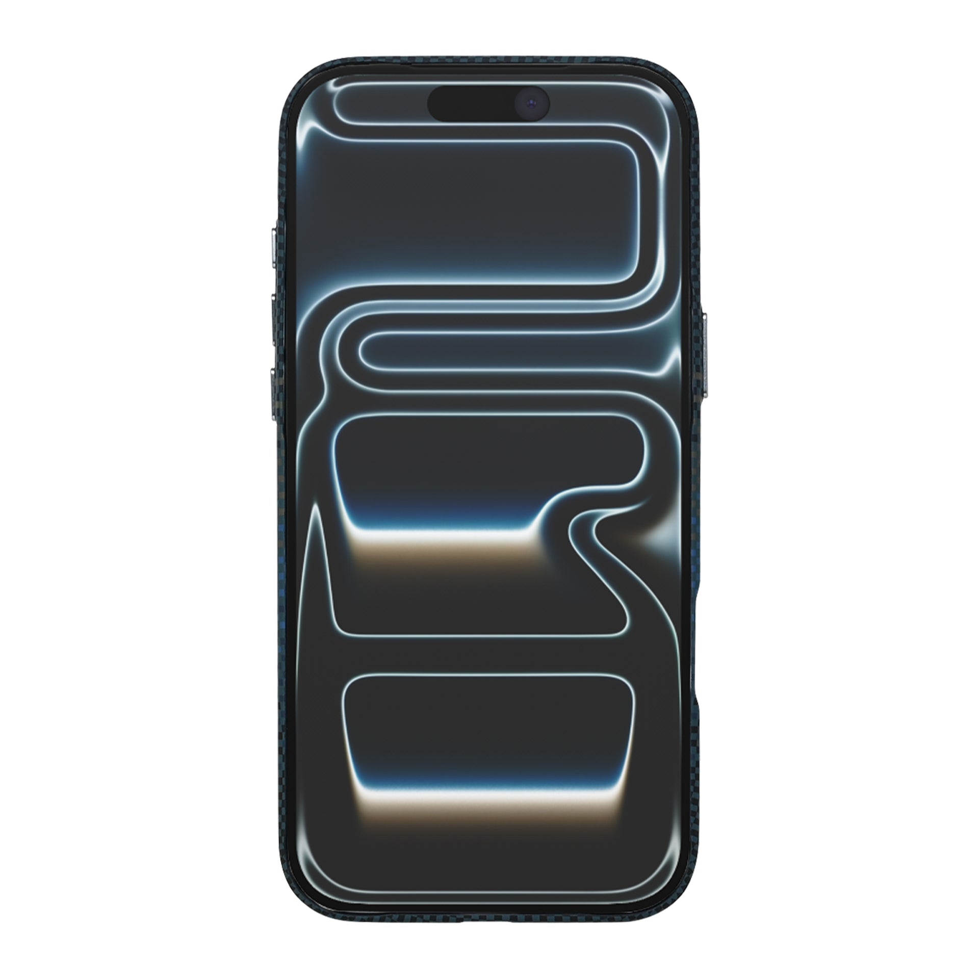 Rixus Alpine Ultra-Slim Case With MagSafe Compatible RXA131 For Apple iPhone 17 Pro Stripe Blue