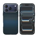 Rixus Alpine Ultra-Slim Case With MagSafe Compatible RXA131 For Apple iPhone 17 Pro Stripe Blue