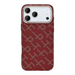 Rixus Alpine Ultra-Slim Case With MagSafe Compatible RXA093 For Apple iPhone 17 Pro Cherry Red