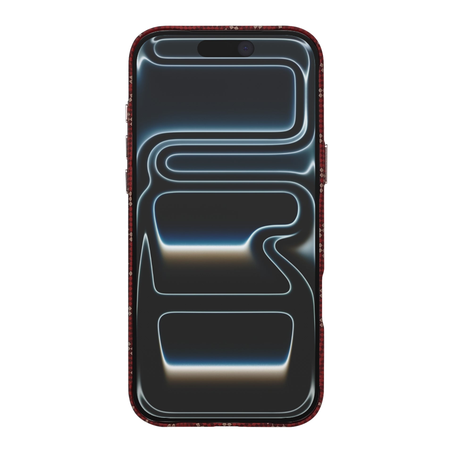 Rixus Alpine Ultra-Slim Case With MagSafe Compatible RXA093 For Apple iPhone 17 Pro Cherry Red