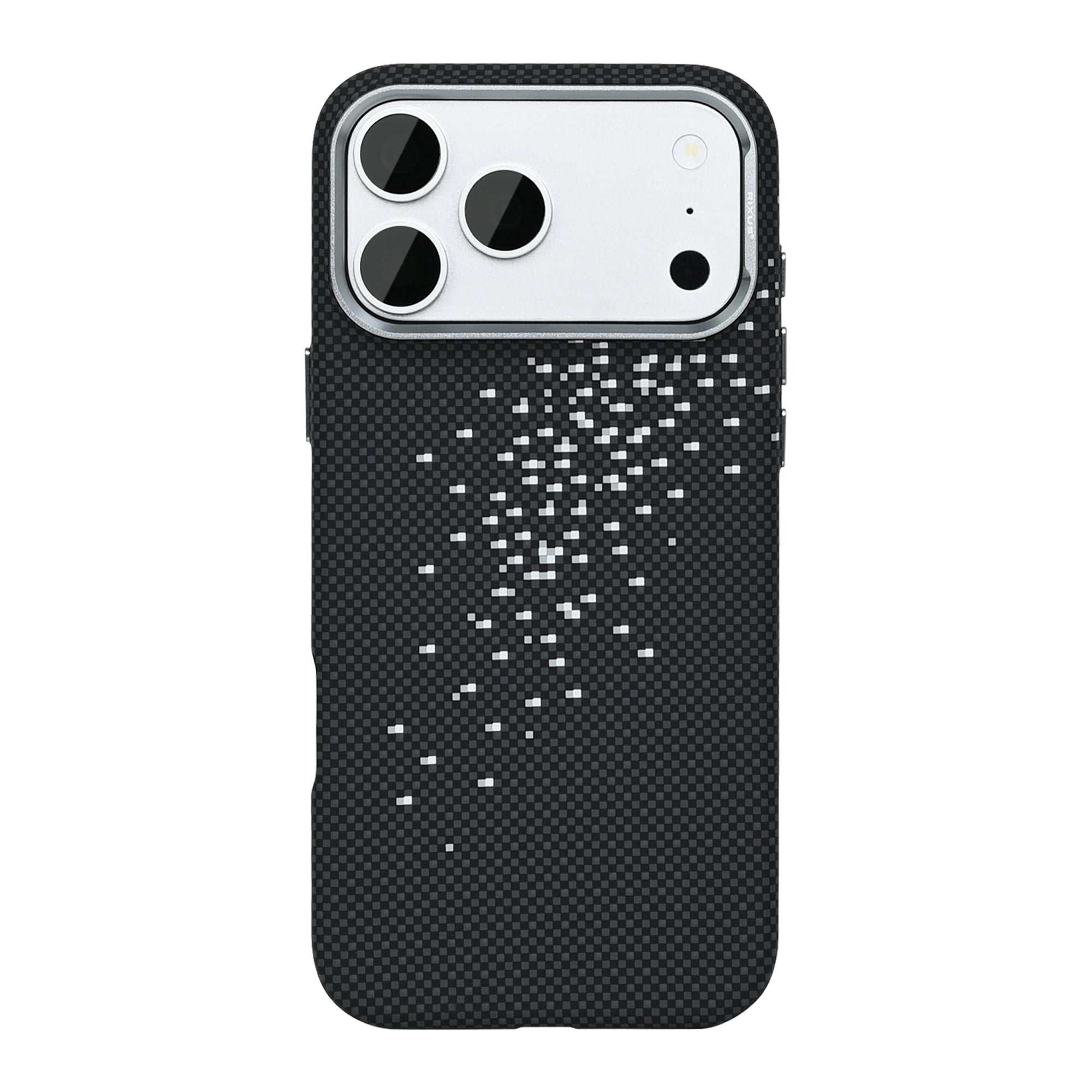 Rixus Alpine Ultra-Slim Case With MagSafe Compatible RXD022 For Apple iPhone 17 Pro Max Galaxy Black