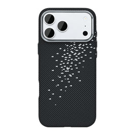 Rixus Alpine Ultra-Slim Case With MagSafe Compatible RXD022 For Apple iPhone 17 Pro Max Galaxy Black
