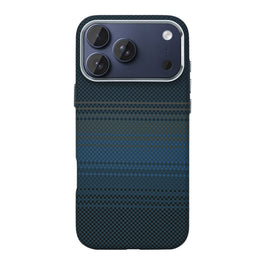 Rixus Alpine Ultra-Slim Case With MagSafe Compatible RXA131 For Apple iPhone 17 Pro Max Stripe Blue