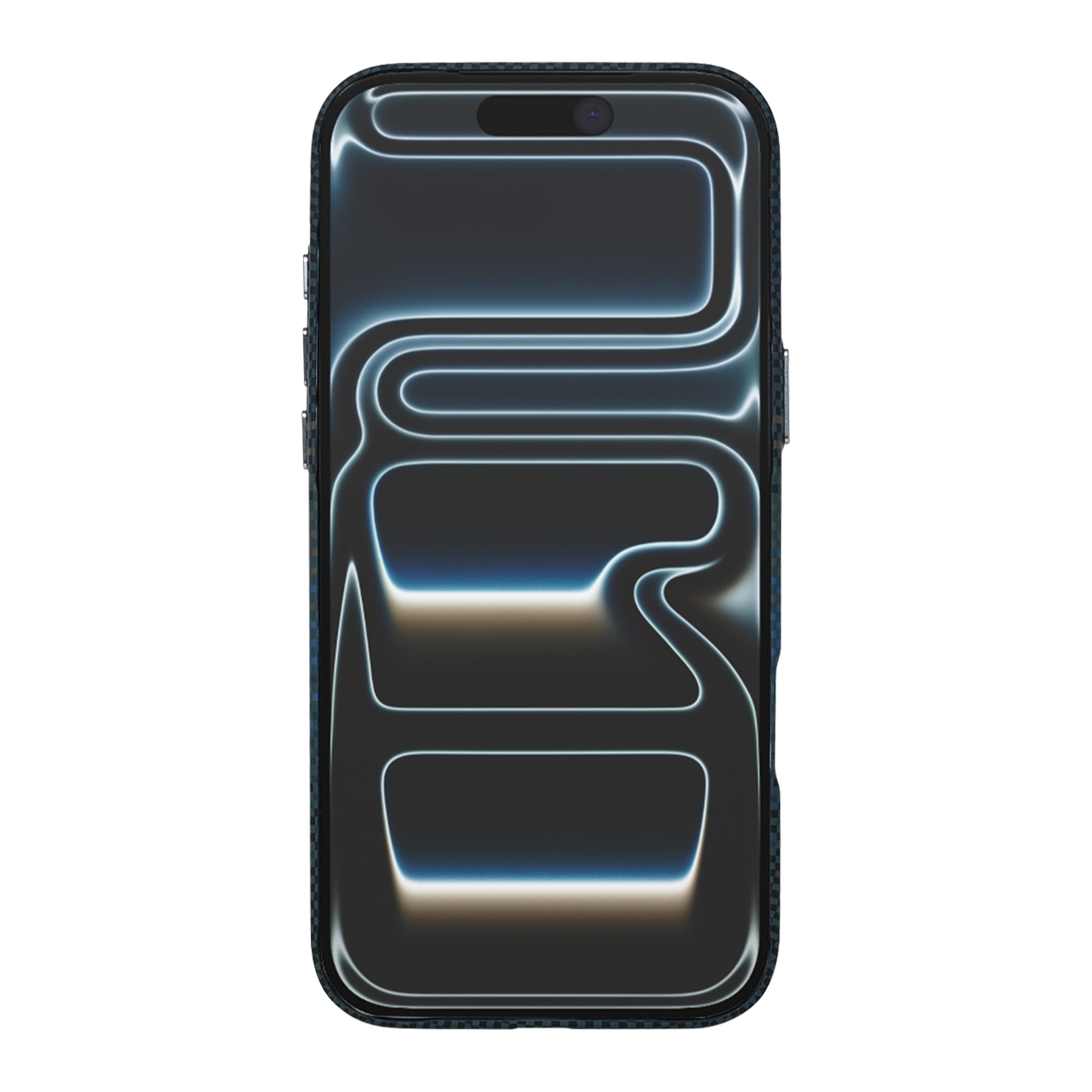 Rixus Alpine Ultra-Slim Case With MagSafe Compatible RXA131 For Apple iPhone 17 Pro Max Stripe Blue