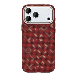 Rixus Alpine Ultra-Slim Case With MagSafe Compatible RXA093 For Apple iPhone 17 Pro Max Cherry Red