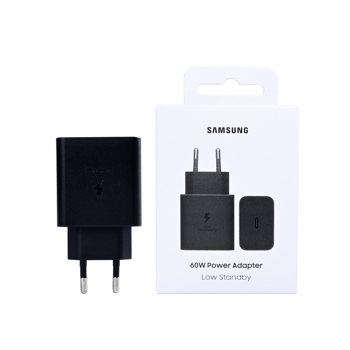 Samsung EP-T6010NBEGWW  USB-C Power Adapter 60W Black Original Retail Box