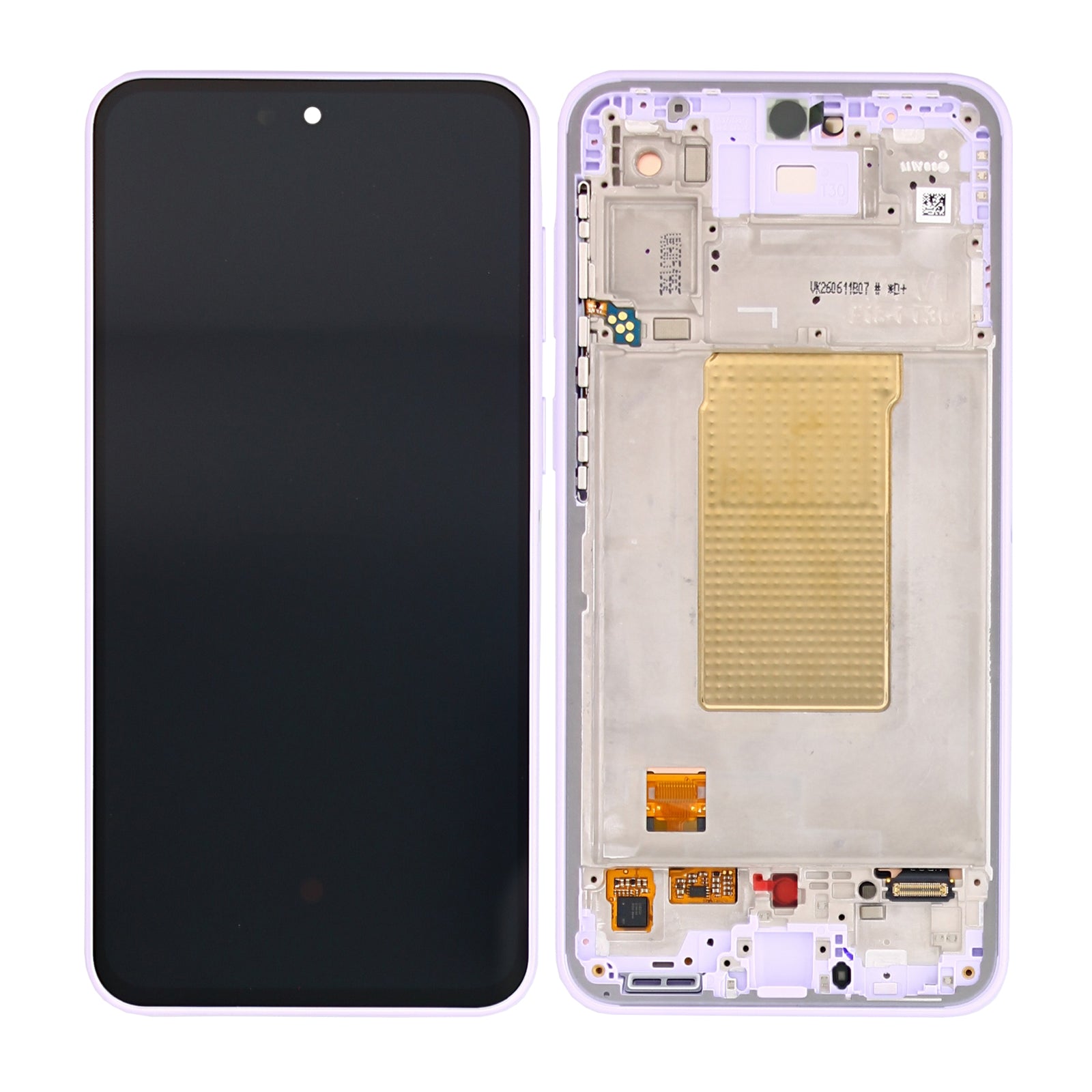 Samsung Galaxy A37 A376B Display And Digitizer With Frame Light Violet Service Pack