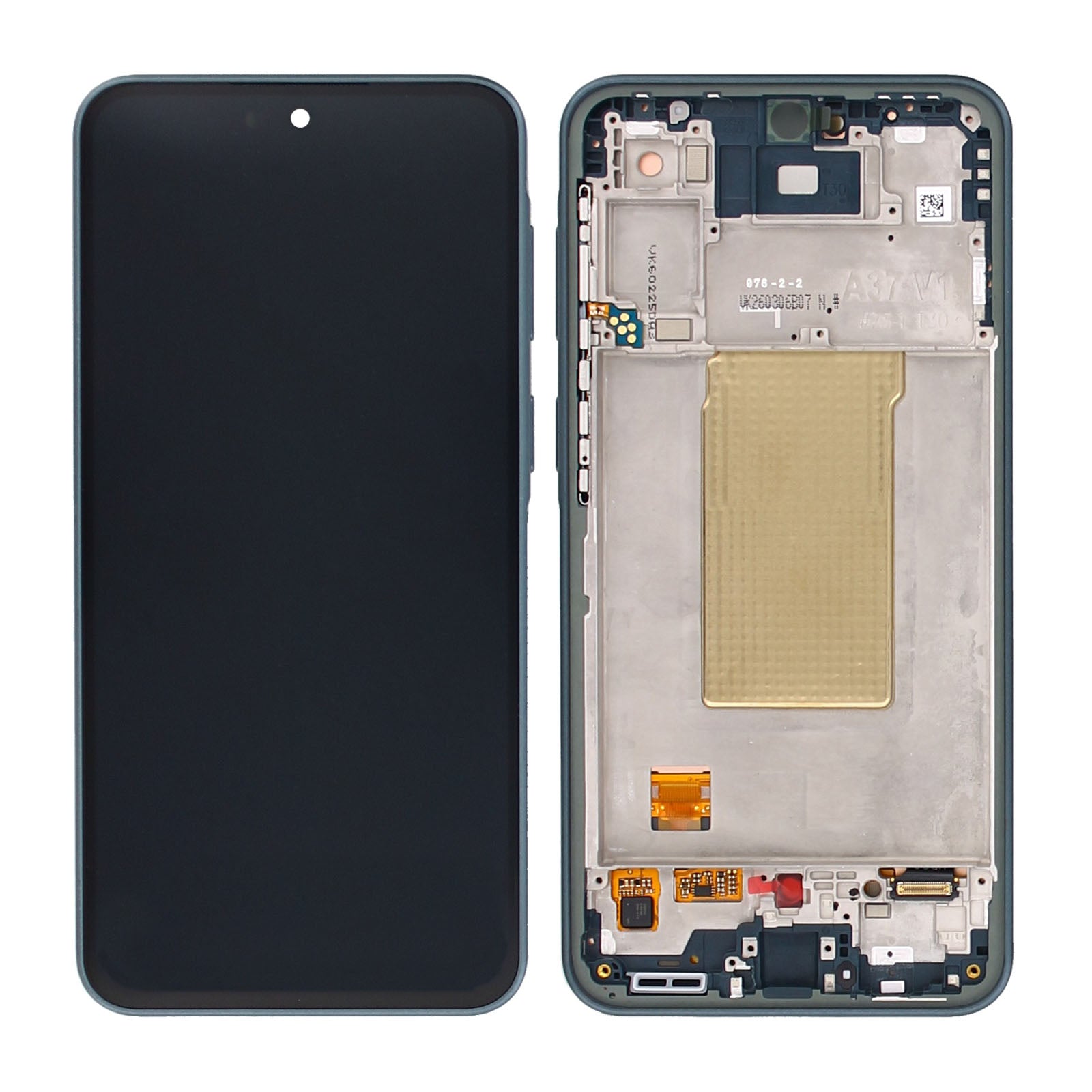 Samsung Galaxy A37 A376B Display And Digitizer With Frame Graygreen Service Pack