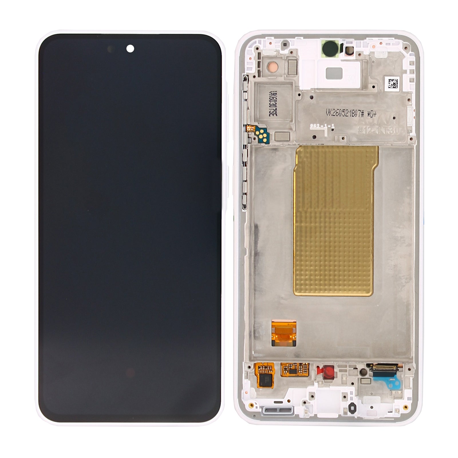 Samsung Galaxy A37 A376B Display And Digitizer With Frame White Service Pack