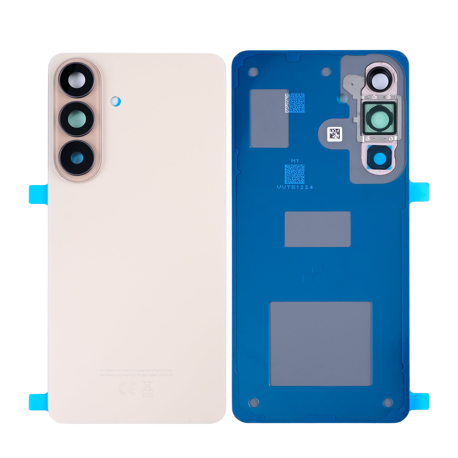 Samsung Galaxy S26 S942B Back Cover With Lens Pink Gold OEM