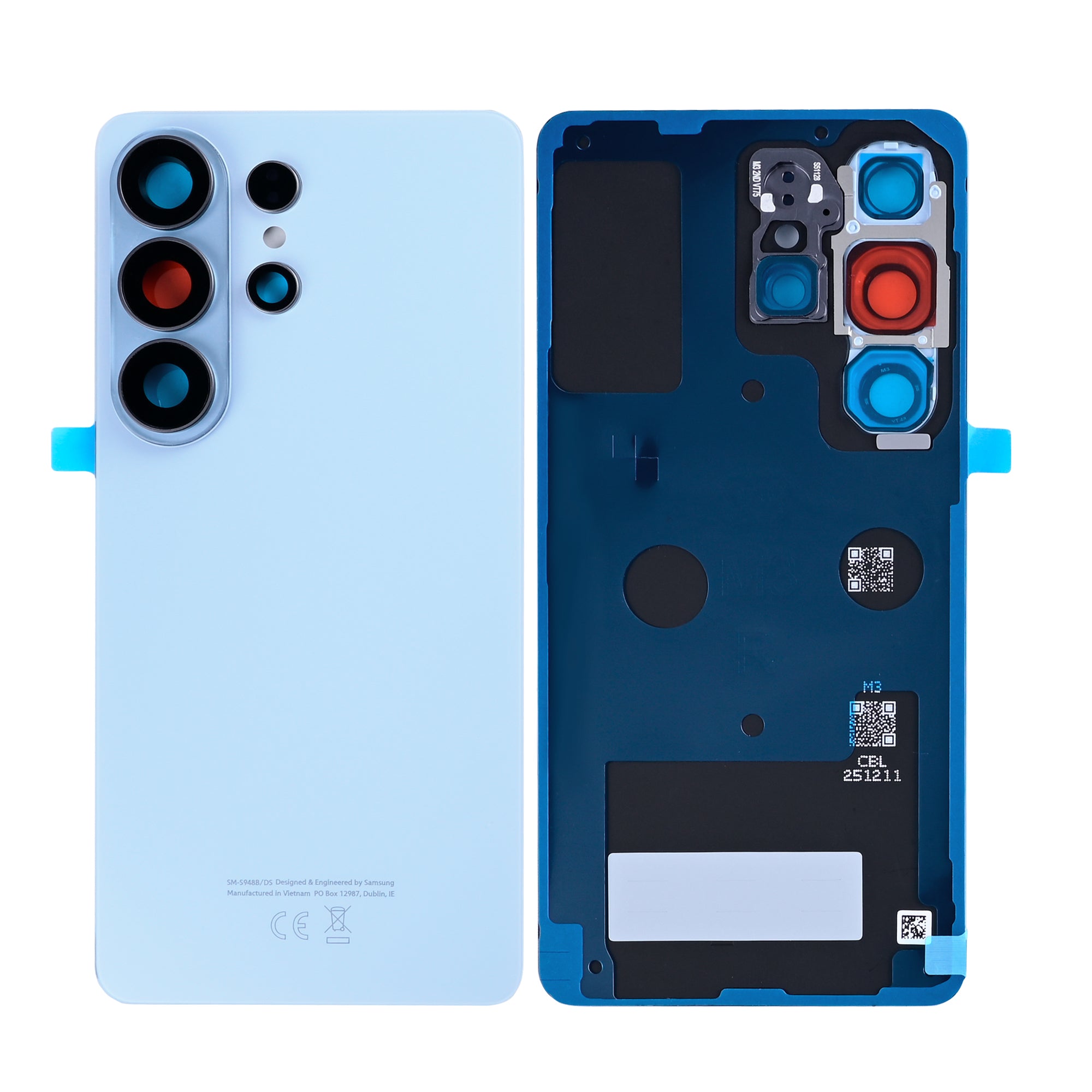 Samsung Galaxy S26 Ultra S948B Back Cover With Lens Sky Blue OEM