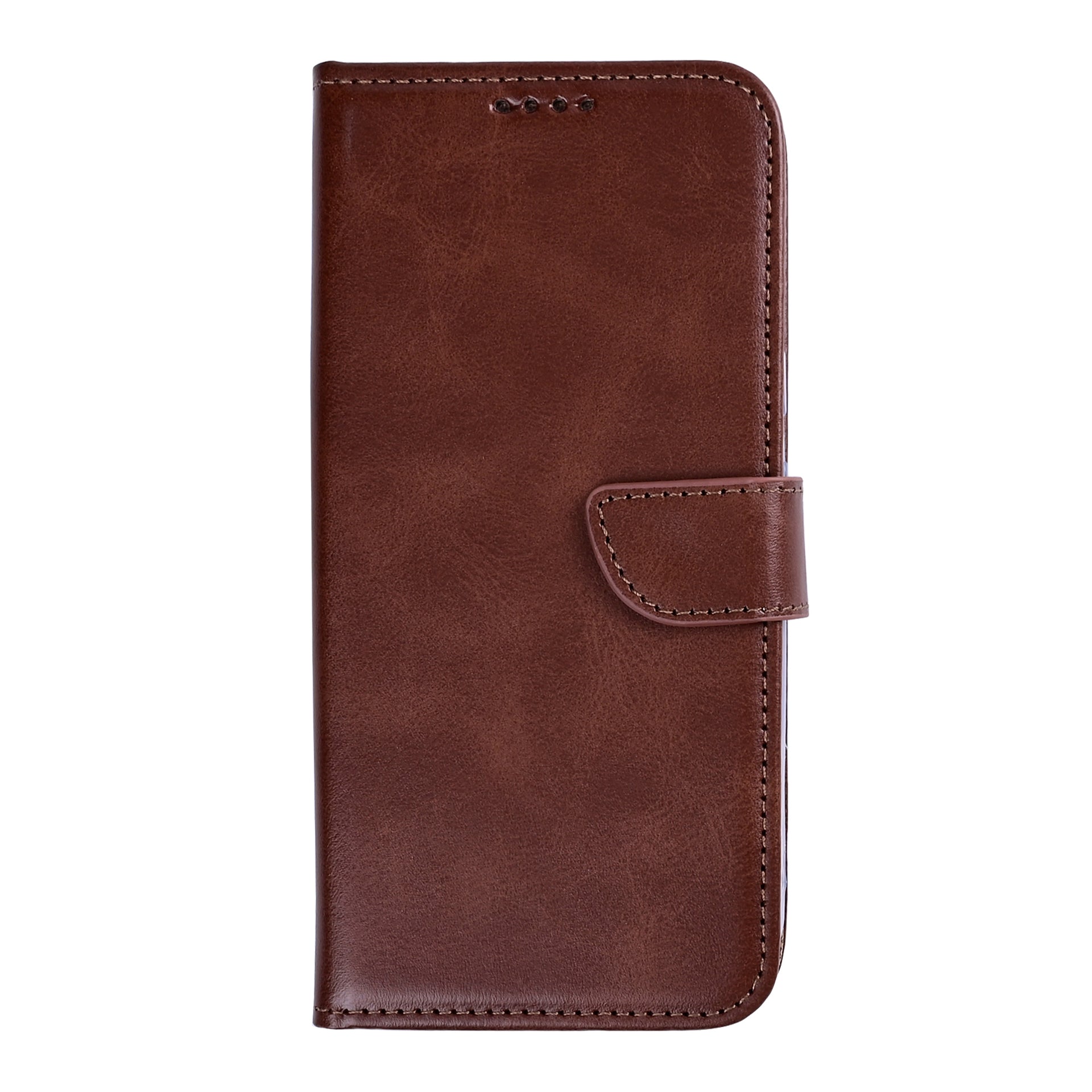 Rixus Bookcase For Samsung Galaxy A27 Brown