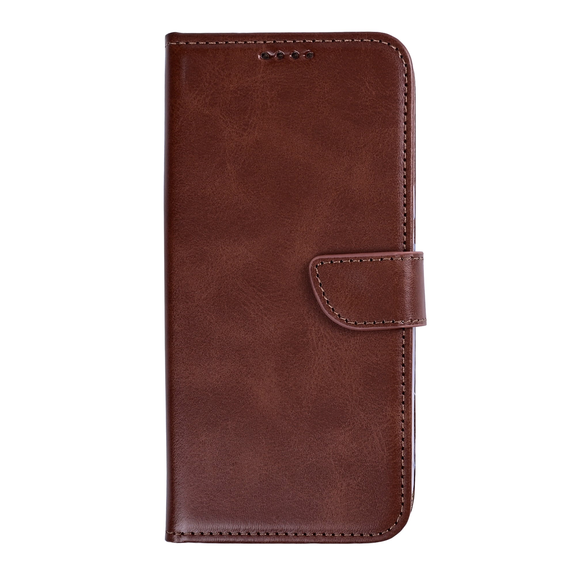 Rixus Bookcase For Samsung Galaxy A27 Brown