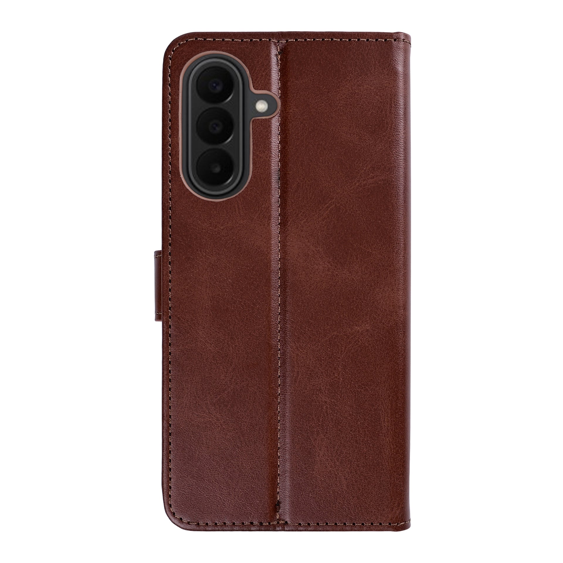 Rixus Bookcase For Samsung Galaxy A27 Brown
