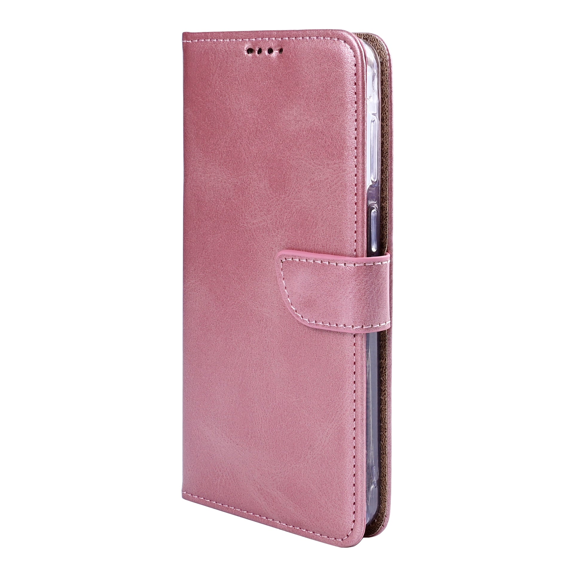 Rixus Bookcase For Samsung Galaxy A27 Pink