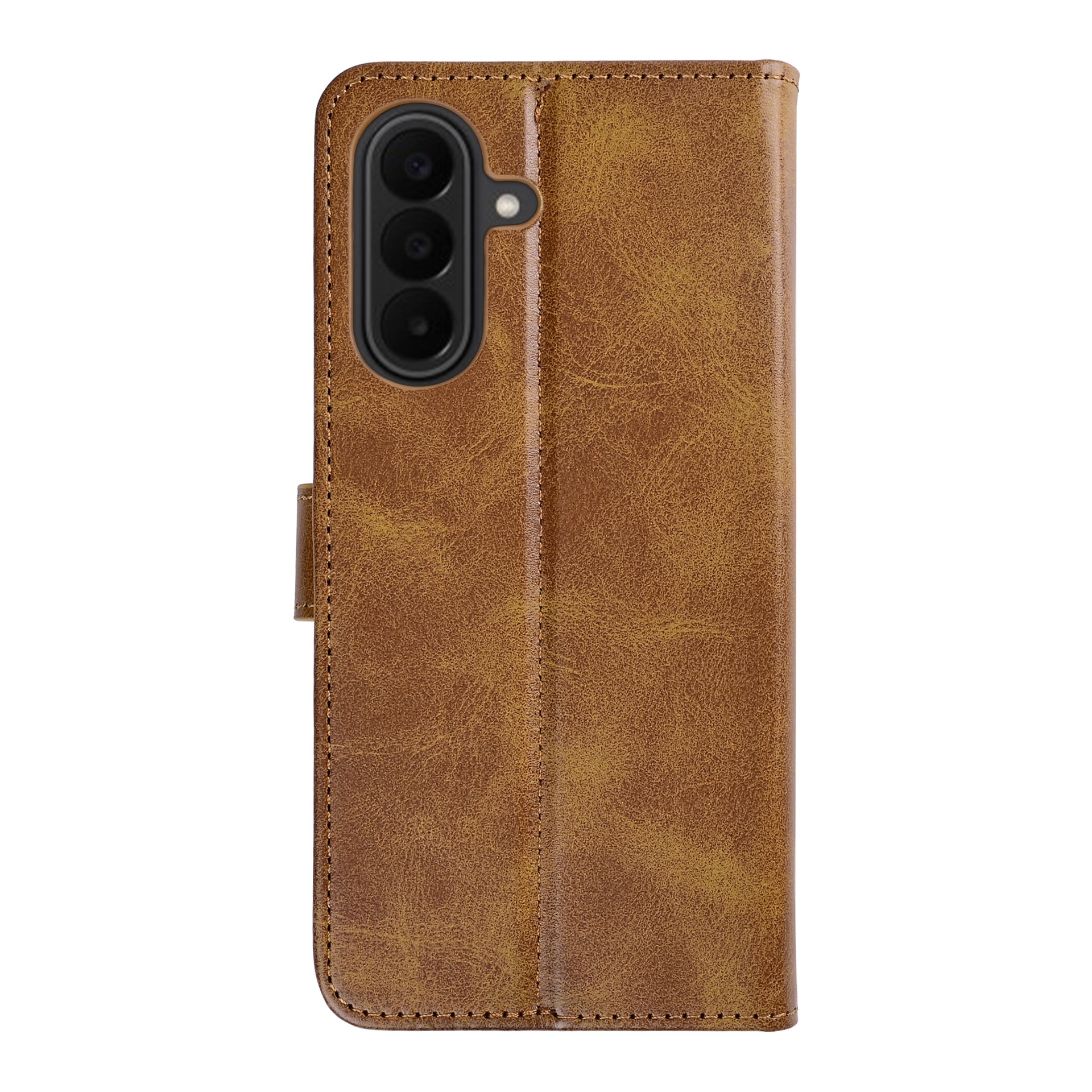Rixus Bookcase For Samsung Galaxy A27 Light Brown