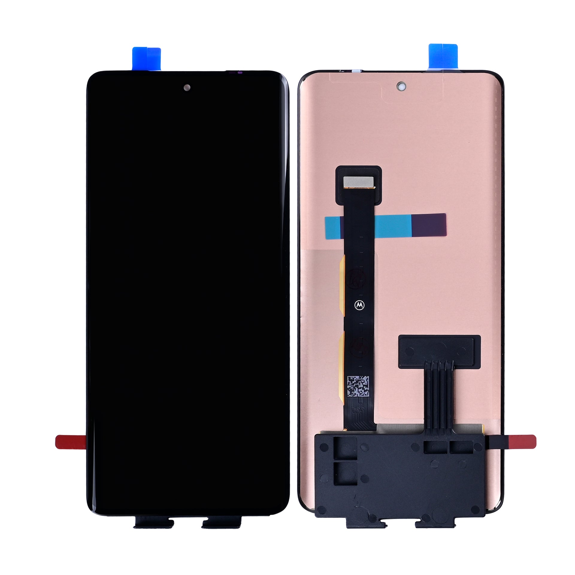 Motorola Edge 30 Fusion Display And Digitizer Without Frame Black OEM