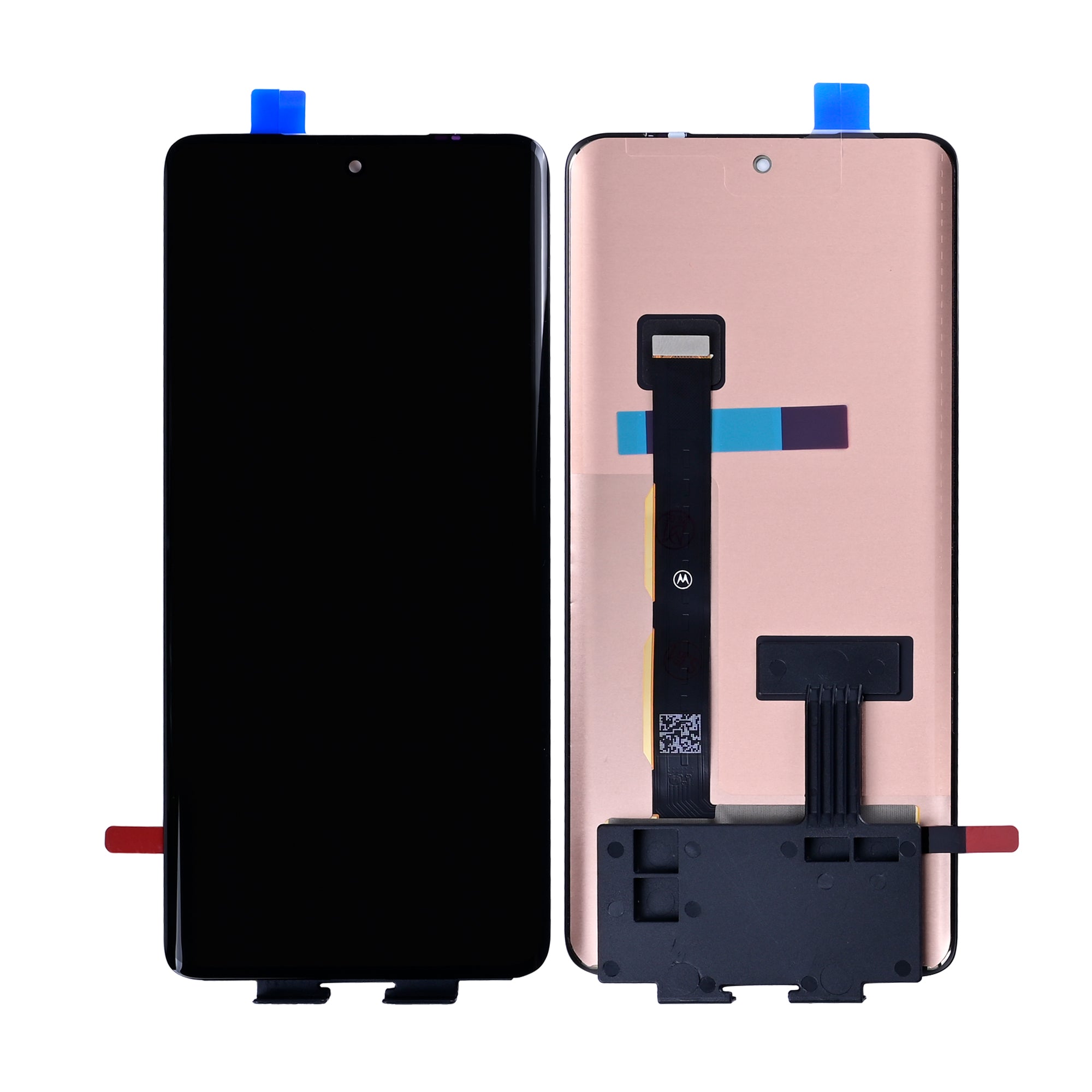 Motorola Edge 30 Fusion Display And Digitizer Without Frame Black OEM