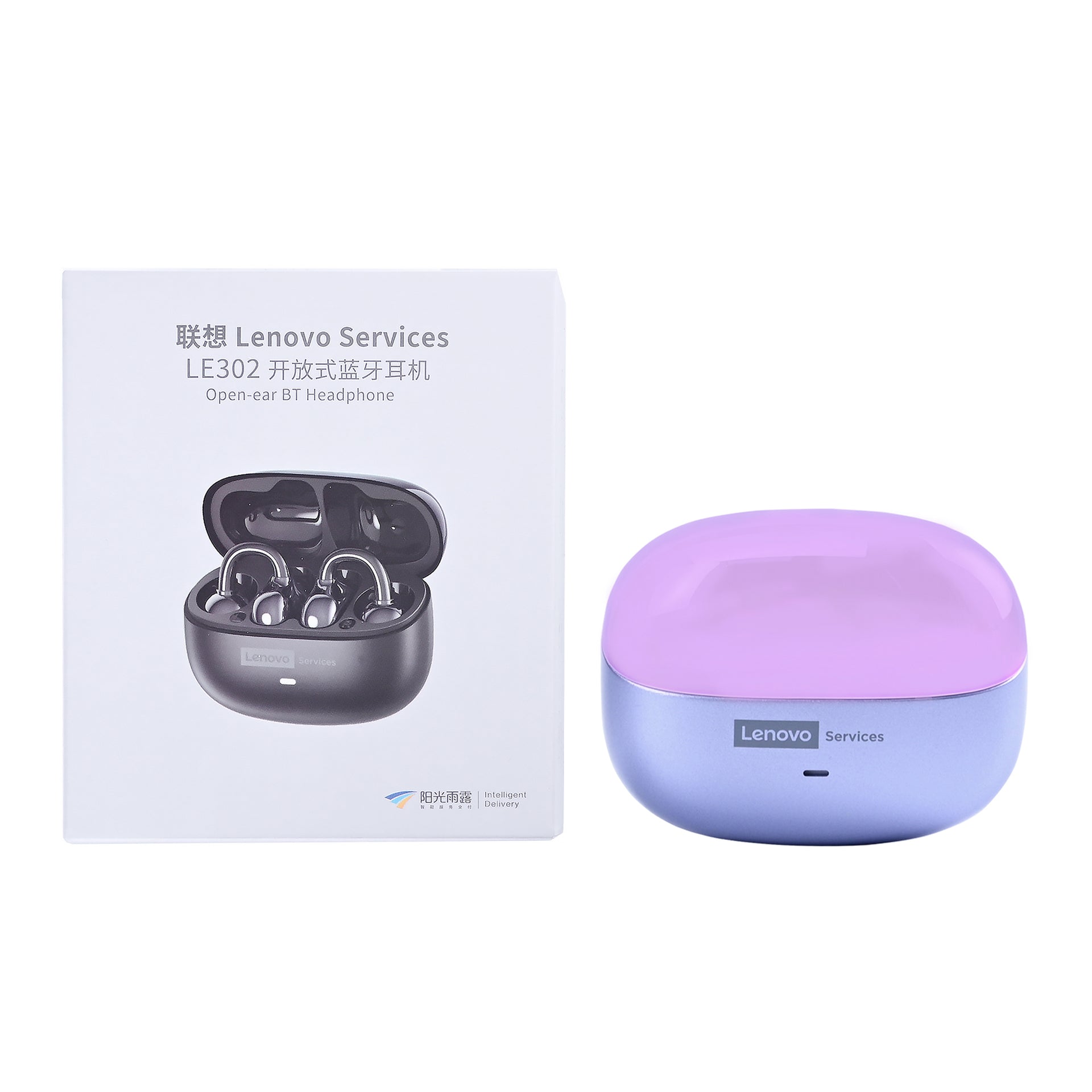 Lenovo LE302 Wireless Earbuds Purple