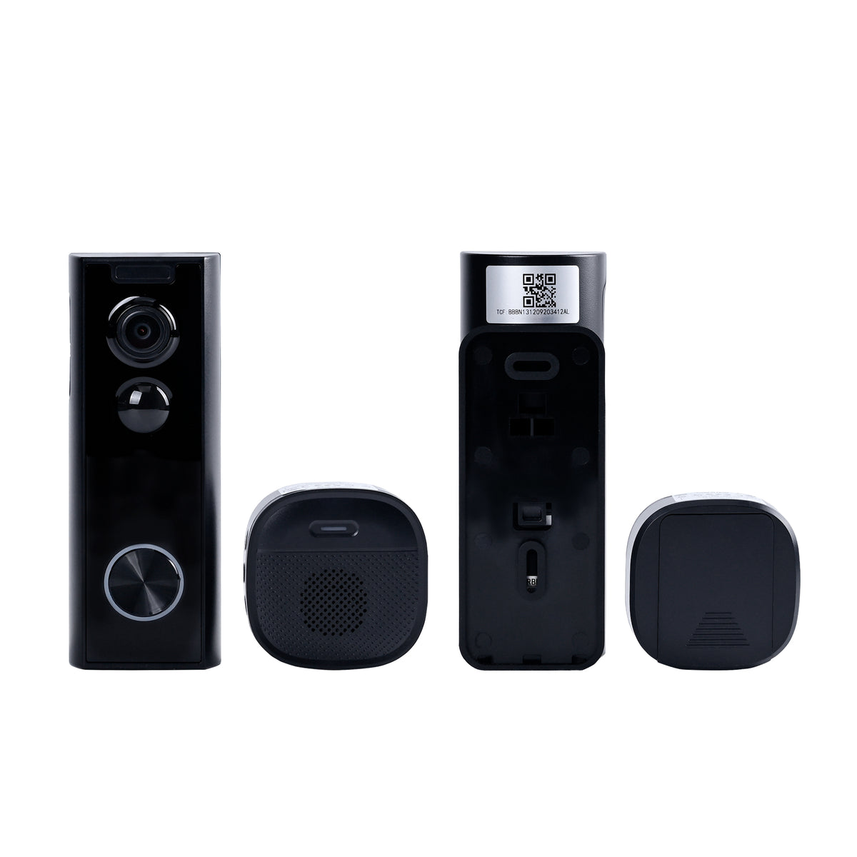 2K WiFi Video Doorbell J10 Black