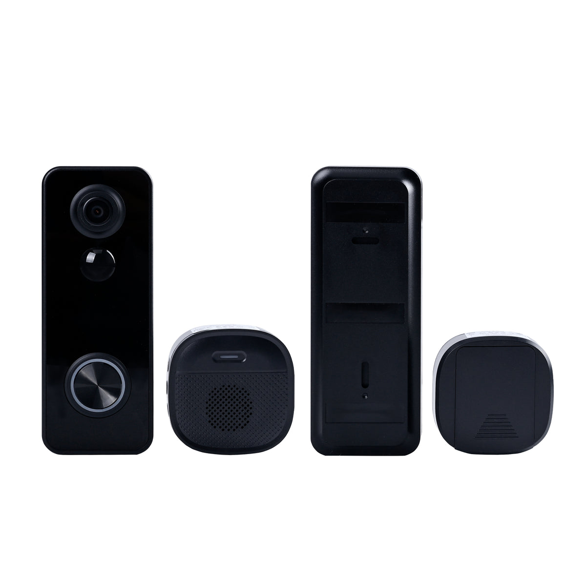 2K WiFi Video Doorbell J9 Plus Black