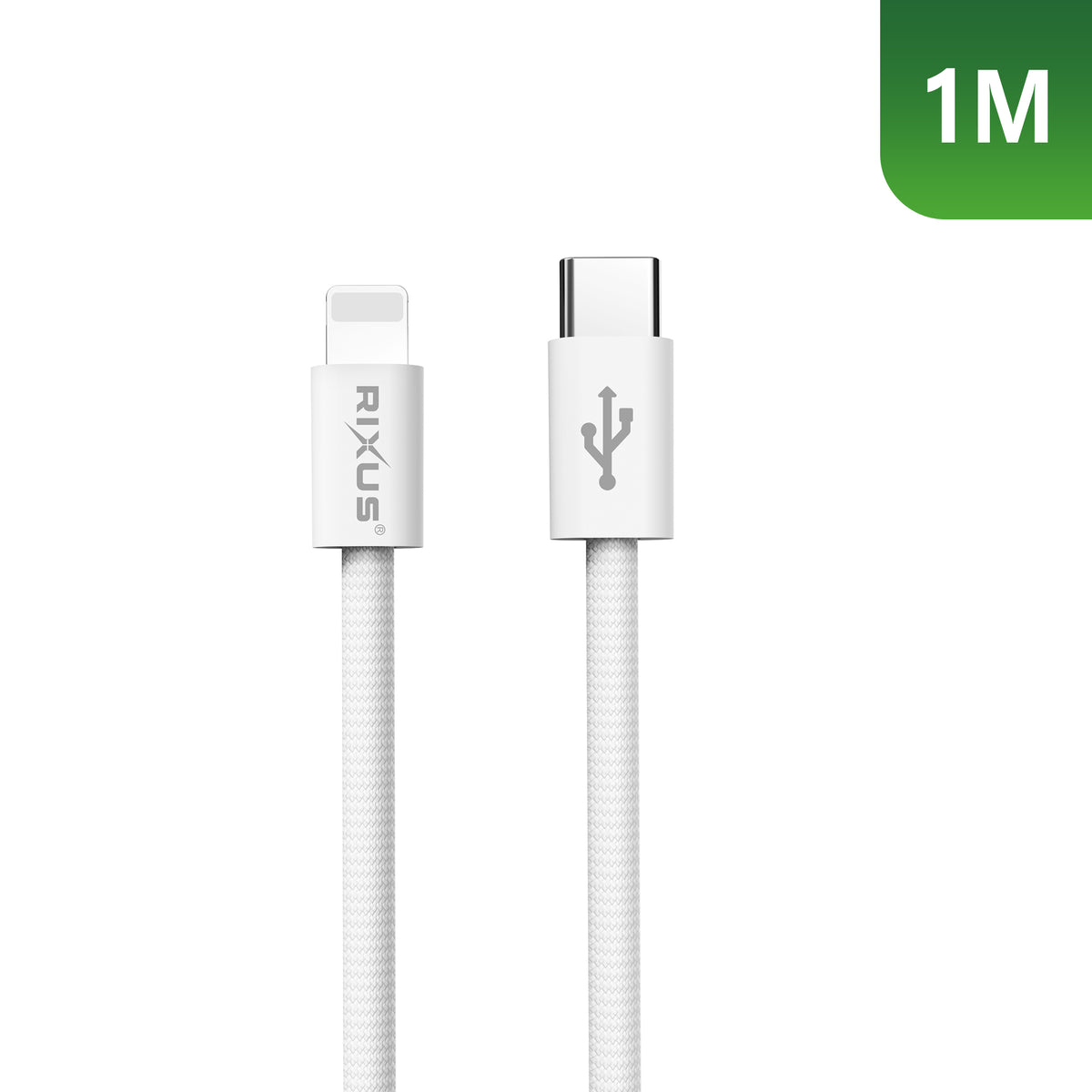 Rixus RXUC15LD USB-C To Lightning Connector Cable 27W (Counter Display 02)