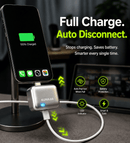 KH-15 Smart USB-C Auto Full Charge Disconnect Adapter 140W Silver