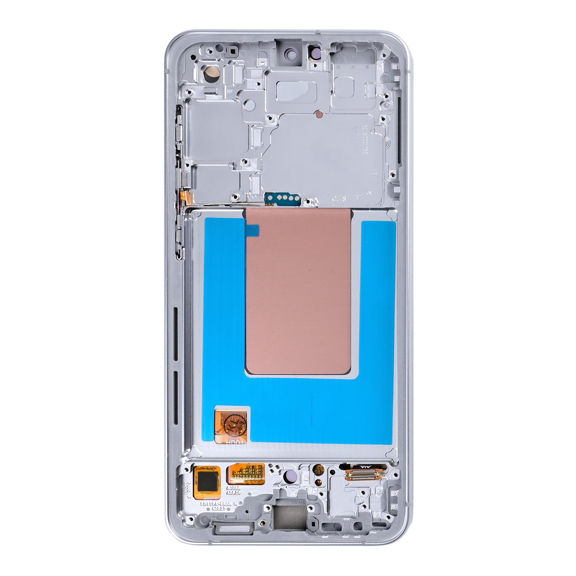 Samsung Galaxy S24 FE S721B Display And Digitizer With Frame Silver Soft-OLED
