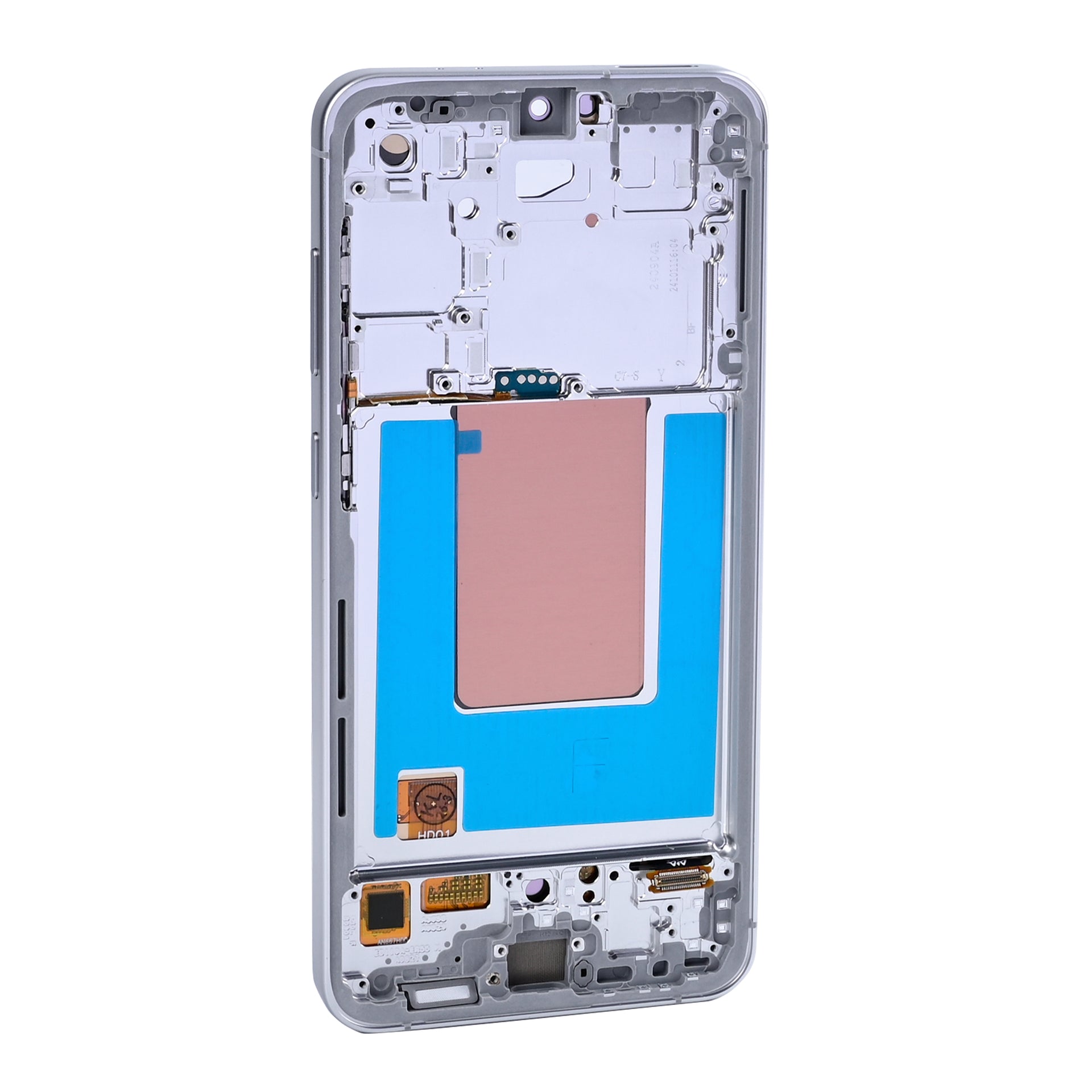 Samsung Galaxy S24 FE S721B Display And Digitizer With Frame Silver Soft-OLED