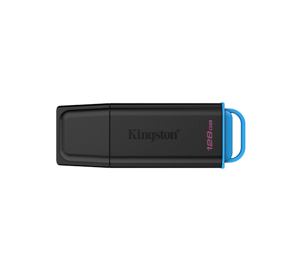 Kingston 128GB DataTraveler Exodia USB3.2 Gen 2 Flash Drive Black And Blue