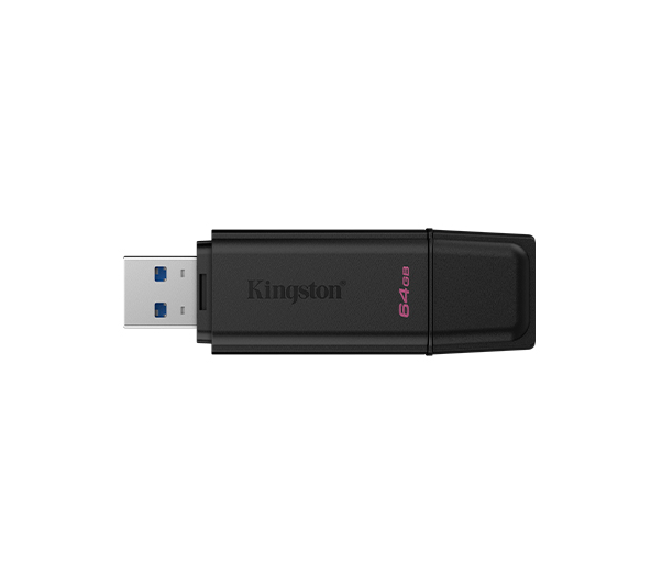 Kingston 64GB DataTraveler Exodia USB3.2 Gen 2 Flash Drive Black