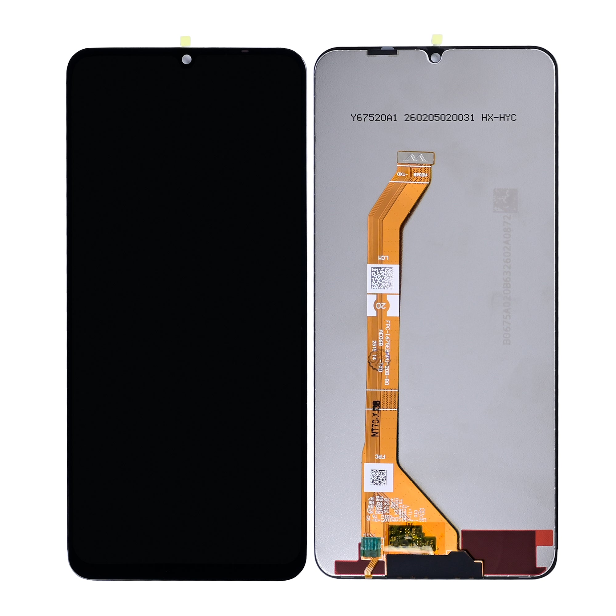 Realme Note 70, Note 70T Display And Digitizer Without Frame Black OEM
