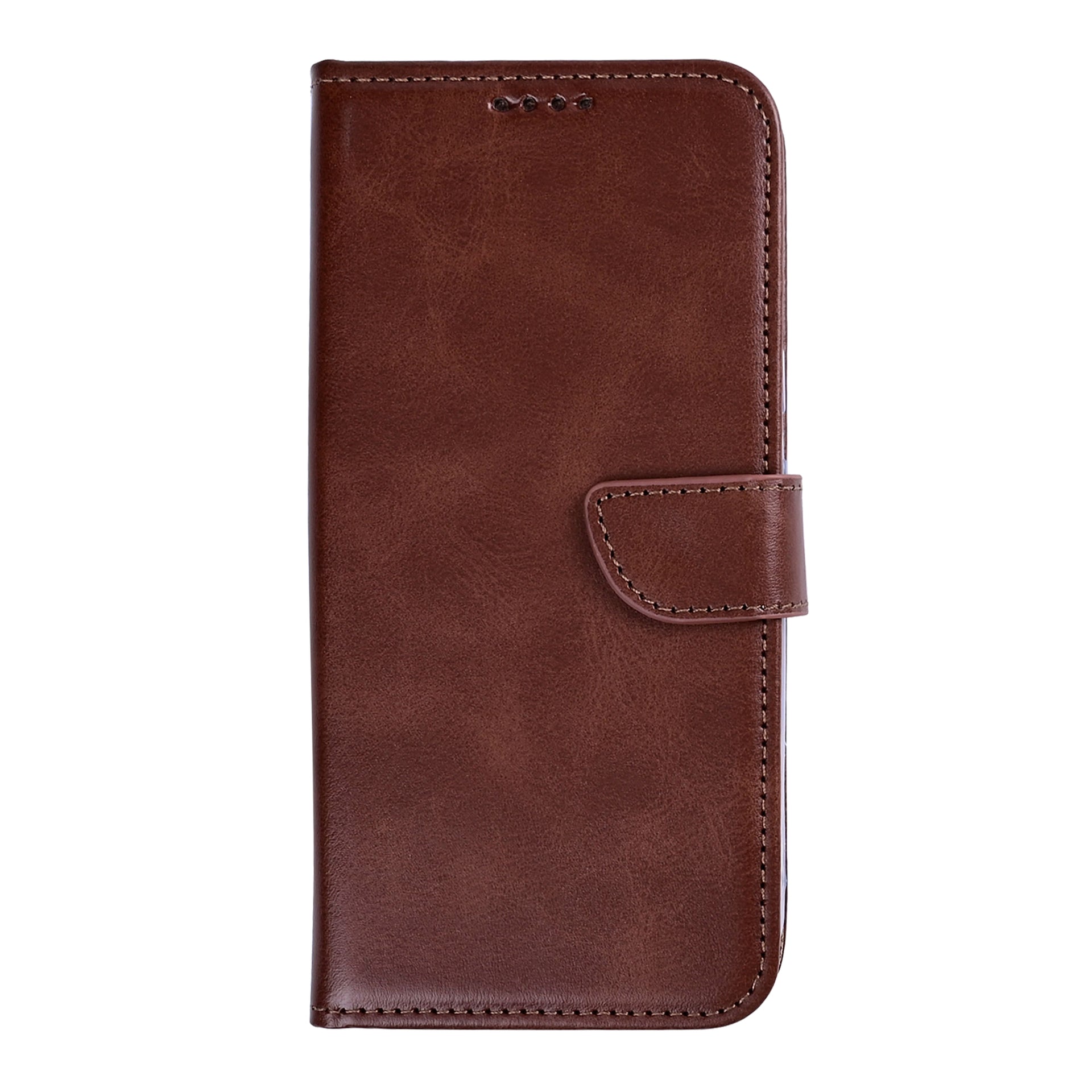 Rixus Bookcase For Samsung Galaxy S26 FE Brown