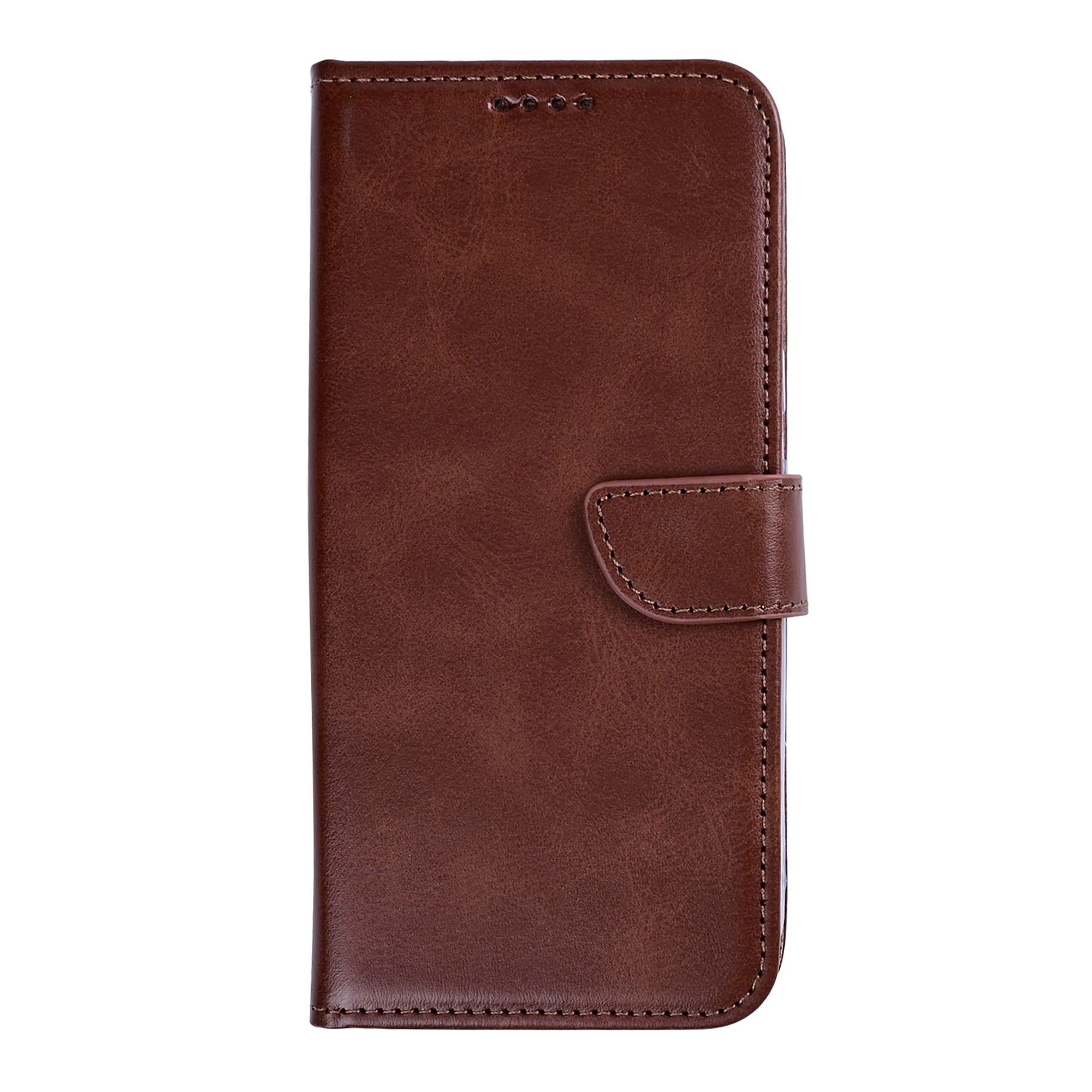 Rixus Bookcase For Samsung Galaxy S26 FE Brown